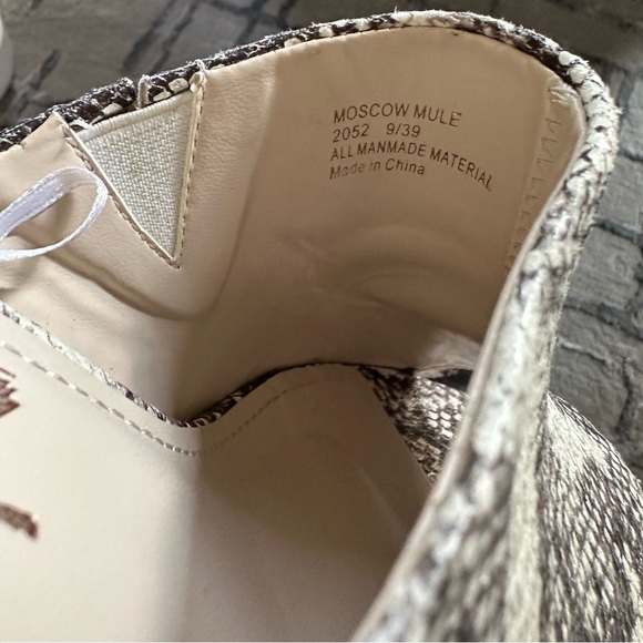 Seven7 Snake Print Mules - Picture 5 of 5